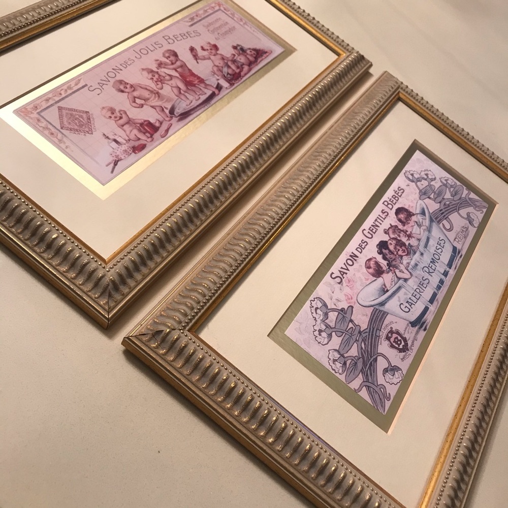 Charles Keath Bath Bebe French Soap Prints